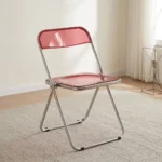 Plastic Transparent Foldable Chair - Image 9