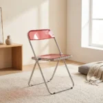Plastic Transparent Foldable Chair - Image 6