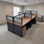 4-Seater Modular Office Workstation - Image 6