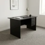 Upgrade your workspace with our 1.6m Black Executive Desk. Designed for maximum productivity, featuring integrated lockable drawers and built-in cable management to keep your setup clean and clutter-free. Modern, durable, and ready for work.