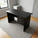 Upgrade your workspace with our 1.6m Black Executive Desk. Designed for maximum productivity, featuring integrated lockable drawers and built-in cable management to keep your setup clean and clutter-free. Modern, durable, and ready for work.