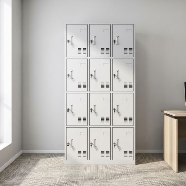 12-Compartment Steel File Cabinet Keep documents, files, stationery, and personal items organized with a durable 12-compartment steel file cabinet. Designed for offices, schools, institutions, and commercial workplaces, this practical storage unit provides dedicated compartments for efficient organization. Its professional design helps reduce clutter while making essential items easier to store and access. Multiple Storage Compartments The 12-compartment layout provides separate storage spaces for files, documents, office supplies, and personal belongings. Each compartment supports organized storage for individual users or departments. Therefore, it is ideal for shared offices, staff rooms, schools, training centres, and administrative facilities. Durable Steel Construction Built with a sturdy steel structure, this filing cabinet is designed to withstand regular workplace use. Its robust construction provides dependable storage while maintaining a professional appearance. In addition, the steel surface complements different office furniture styles and modern interior layouts. Organized File Storage Separate compartments make it easier to categorize documents and workplace essentials. Users can organize files according to employees, departments, projects, or specific storage needs. Moreover, the structured design helps maintain cleaner work areas and reduces unnecessary desk clutter. Space-Efficient Design The cabinet offers substantial storage capacity while making efficient use of available floor space. Its vertical configuration is suitable for offices with limited room. As a result, businesses can create organized storage areas without filling the workplace with multiple separate cabinets. Versatile Office Storage Use this steel file cabinet in corporate offices, schools, hospitals, reception areas, libraries, training centres, or administrative departments. Its flexible design accommodates different organizational requirements and supports efficient workplace management. Ideal for Kenyan Businesses Whether furnishing a new office or upgrading existing storage, the 12-compartment steel file cabinet provides a practical solution for organized workplaces. It combines durable construction, multiple storage compartments, efficient space utilization, and professional styling. Choose this versatile filing cabinet to maintain accessible, orderly, and functional office storage every day.